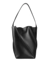 Yuzefi Woman Shoulder Bag Black Size - Leather