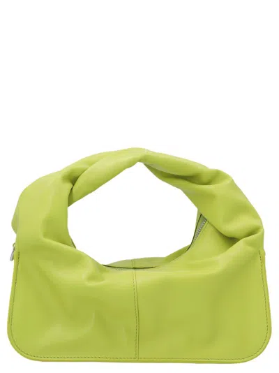 Yuzefi Wonton Top Handle Bag In Green