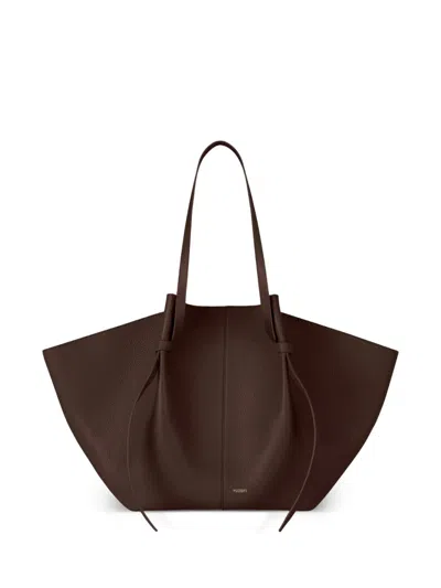 Yuzefi Xl "mochi" Tote Bag In Brown