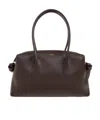 Yuzefi Zipper Shoulder Bag In Black