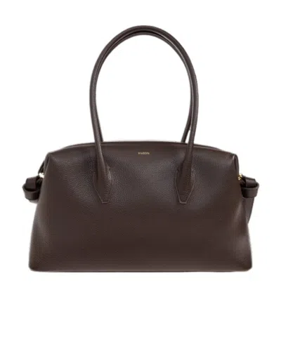 Yuzefi Zipper Shoulder Bag In Black