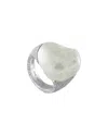 Yvel 18k Pearl Ring (authentic Pre-loved) In Silver