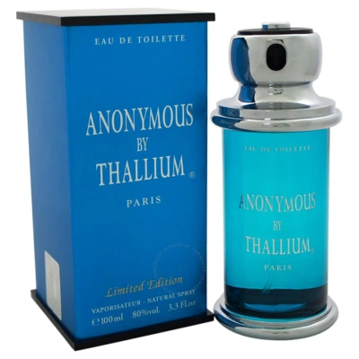 Yves De Sistelle Anonymous By Thallium By  For Men - 3.3 oz Edt Spray (limited Edition) In Amber / Green