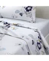 Yves Delorme 300 Thread Count Eclipses Flat Sheet In Multi