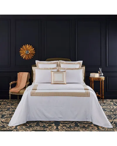 Yves Delorme 300 Thread Count Joyau Flat Sheet In White