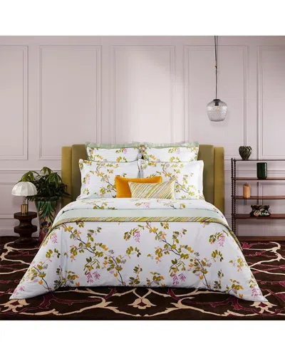 Yves Delorme 300 Thread Count Luciole Flat Sheet In Multi