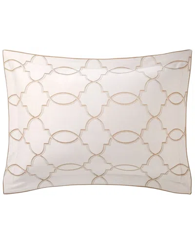Yves Delorme 300 Thread Count Palazzo Sham In Brown