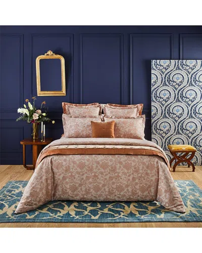 Yves Delorme 300 Thread Count Perse Duvet Cover In Orange