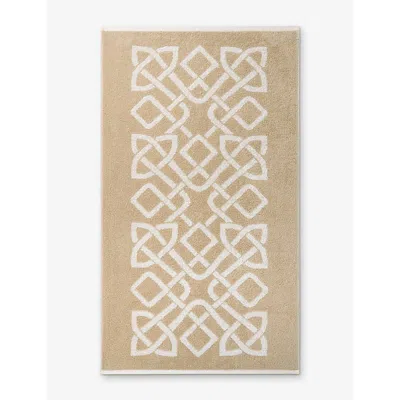 Yves Delorme Apollon Dune Cotton Towel In Brown