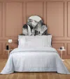 Yves Delorme Athena Blanc Square Pillowcase In White
