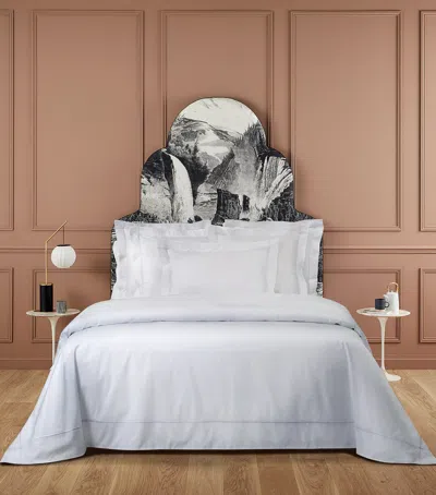 Yves Delorme Athena Blanc Square Pillowcase In White