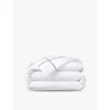 Yves Delorme Iris Athena Bourdon-stitch Double Organic-cotton Duvet Cover In Iris