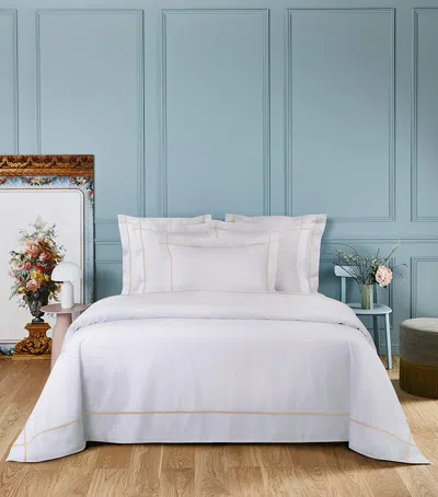 Yves Delorme Athena Double Flat Sheet In Beige
