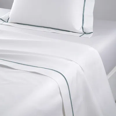 Yves Delorme Athena Flat Sheet, King In Fjord