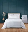 Yves Delorme Athena Iris Standard Oxford Pillowcase In Purple