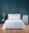 Yves Delorme Athena Iris Super King Flat Sheet In Purple