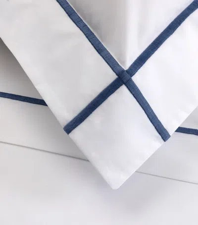 Yves Delorme Athena King Oxford Pillowcase In Blue