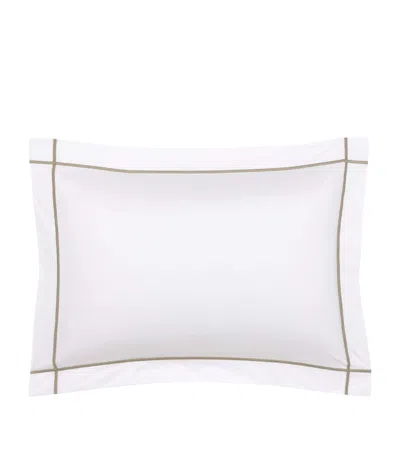 Yves Delorme Athena  Oxford Pillowcase In Green