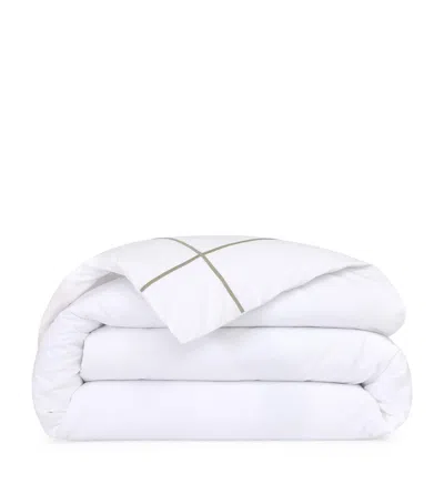 Yves Delorme Athena Super King Duvet Cover In Green