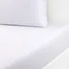 Yves Delorme Batiste Fitted Sheet, Queen In White