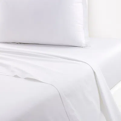 Yves Delorme Batiste Flat Sheet, Queen In White