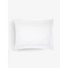 Yves Delorme Blanc Athena Double Pillowcase 50x75cm Standard In Blanc