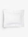 Yves Delorme Blanc Athena King Size Pillowcase 65x65cm Square In Blanc