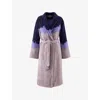 Yves Delorme Brume Cotton Bathrobe Multicoloured In Multi