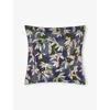 Yves Delorme Multicoloured Brume Floral-print Cotton-sateen Oxford Pillowcase 65cm X 65cm In Blue