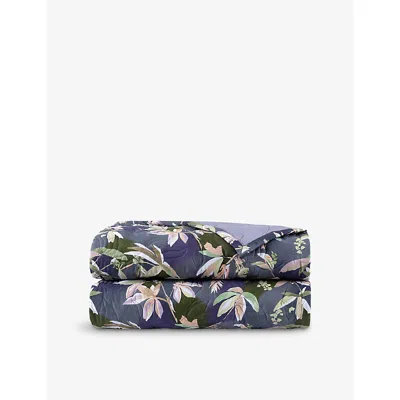Yves Delorme Multicoloured Brume Tropical Quilted Cotton-blend Bedcov