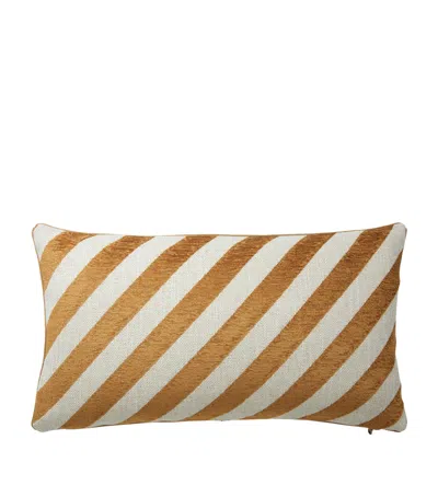 Yves Delorme Calisson Muscade Rectangular Cushion Cover In Gold