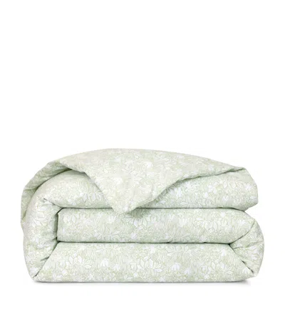 Yves Delorme Capri Amande Super King Duvet Cover In Gray