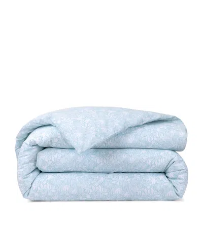 Yves Delorme Capri Aqua King Duvet Cover In Blue