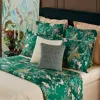 Yves Delorme Multicoloured Contes Floral-print Cotton-sateen Flat Sheet In Multi