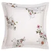 Yves Delorme Organic Cotton Corolles Square Pillowcase In White