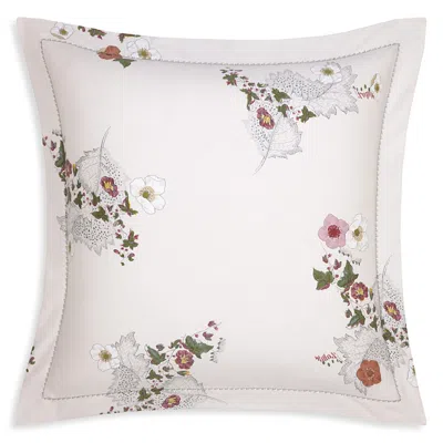 Yves Delorme Corolles Sham, Euro In White