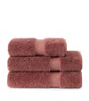 Yves Delorme Cotton-blend Étoile Bath Towel In Pink