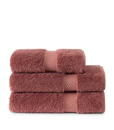 YVES DELORME COTTON-BLEND ÉTOILE HAND TOWEL