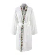 YVES DELORME COTTON-MODAL JARDIN BATHdressing gown