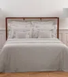 Yves Delorme Couture Cotton Adagio Double Fitted Sheet In Beige