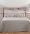 Yves Delorme Couture Cotton Adagio Emperor Fitted Sheet In Beige