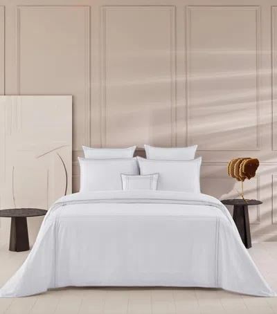 Yves Delorme Couture Interlude Super King Duvet Cover In Grey