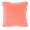 Yves Delorme Divan Decorative Pillow, 18x18 In Coral