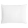 Yves Delorme Down & Feather Medium Pillow, Queen In Blanc/lago