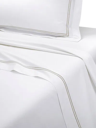 Yves Delorme Duo Pierre Flat Sheet In Beige - Pierre