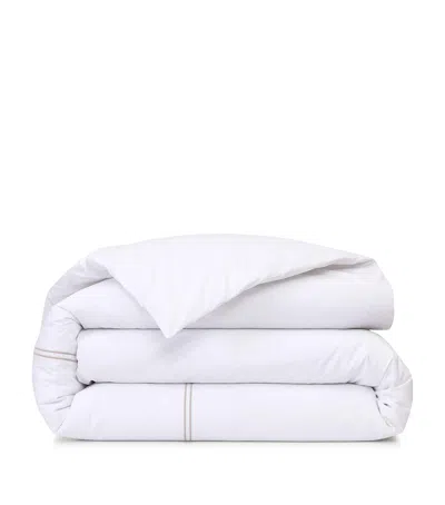 Yves Delorme Duo Super King Duvet Cover In White