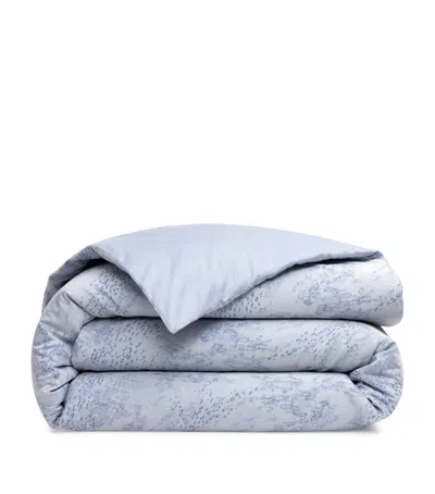 Yves Delorme Ecumes  Duvet Cover In Blue