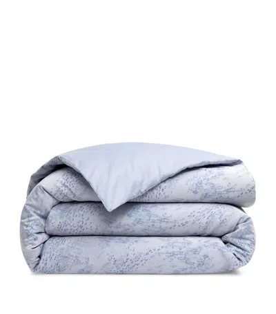 Yves Delorme Ecumes  Duvet Cover In Blue