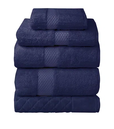 Yves Delorme Étoile Bath Towel In Navy