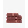 Yves Delorme Etoile Cotton-blend Towel San In Red